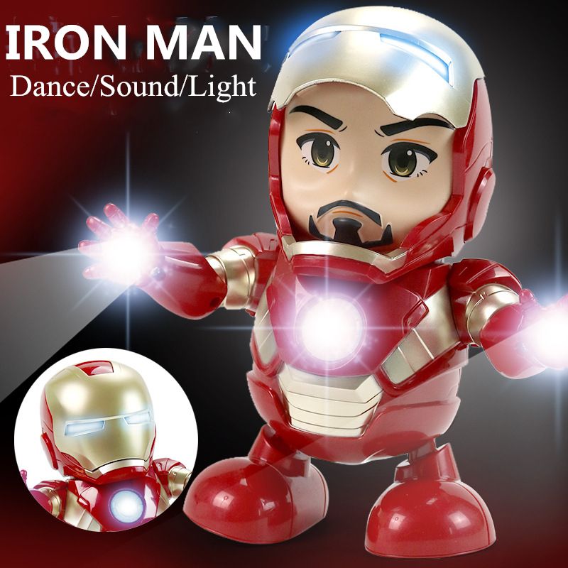 juguete iron man que baila