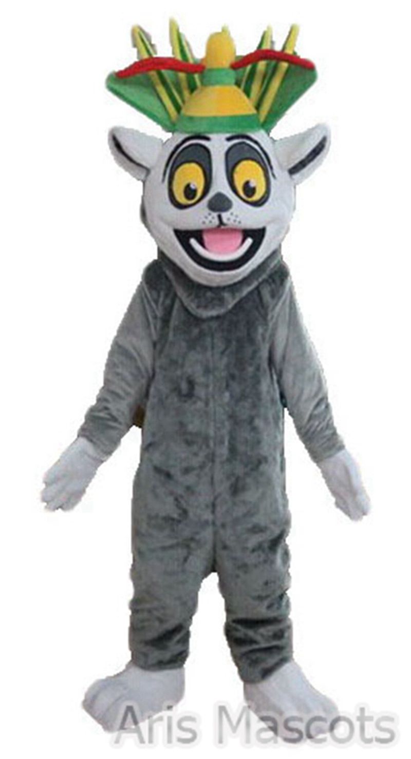 Grosshandel Lustig Madagaskar Konig Julian Maskottchen Kostum Erwachsene Grosse Karikatur Kostume Partei Kostume Eva Schaum Maskottchen Pelzmaskottchen Werbung Von Arismascots 266 35 Auf De Dhgate Com Dhgate