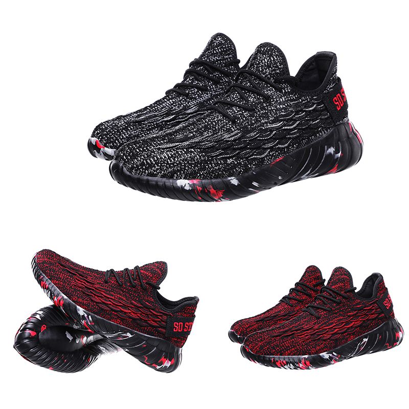 Tela Elástica Suave De Las Mujeres Inferiores Hombres Zapatillas De Deporte  De Moda Rojo Oscuro Negro Para Hombre Entrenadores Deportivos Zapatillas De  Deporte De Marca Hecha En Casa Made In China 39