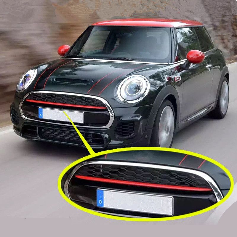 Car Front Grille Decoration Cover Mouldings Trim For Mini Cooper S F55 F56 R60 Exterior Styling Accessories Black Red From Seven7dh 119 6