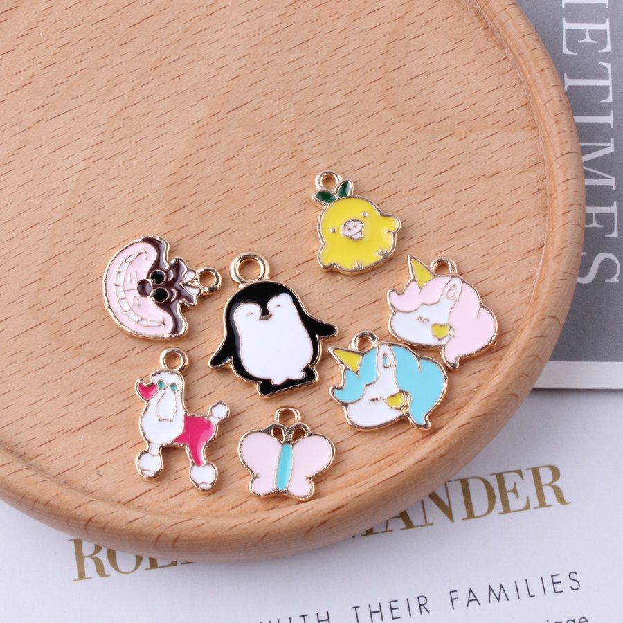 21 Metal Diy Enamel Animal Pets With Cartoon Penguin Charms Kc Gold Alloy Small Bracelet Pendant Korean Jewelry Accessories From Watchoutbaby 23 39 Dhgate Com