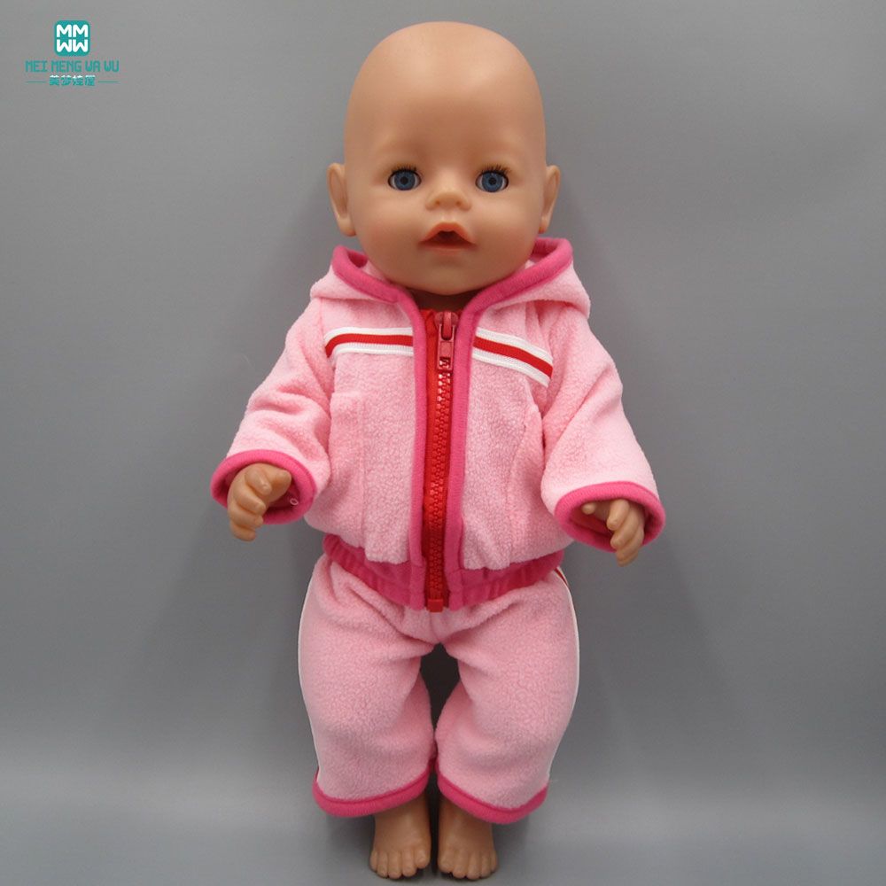 Selezione BABY BORN vestito 43 cm-bambole vestiti rosa viola-ZAPF 