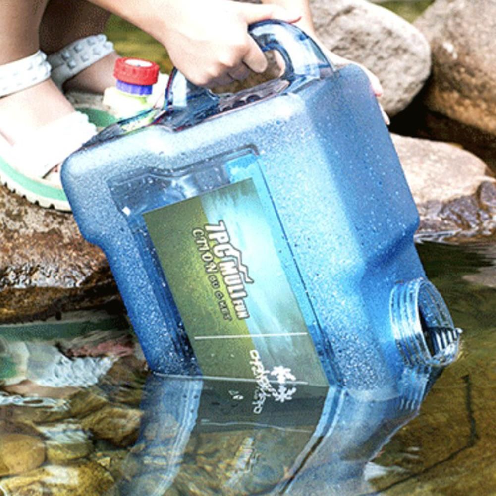 Persiverney 12L Cubo de Agua port/átil Car Camping Contenedor de Agua Cubeta de Agua para PC Espesante con Grifo Coche de conducci/ón al Aire Libre Cubo de Viaje al Aire Libre Hogar de Emergencia Beber