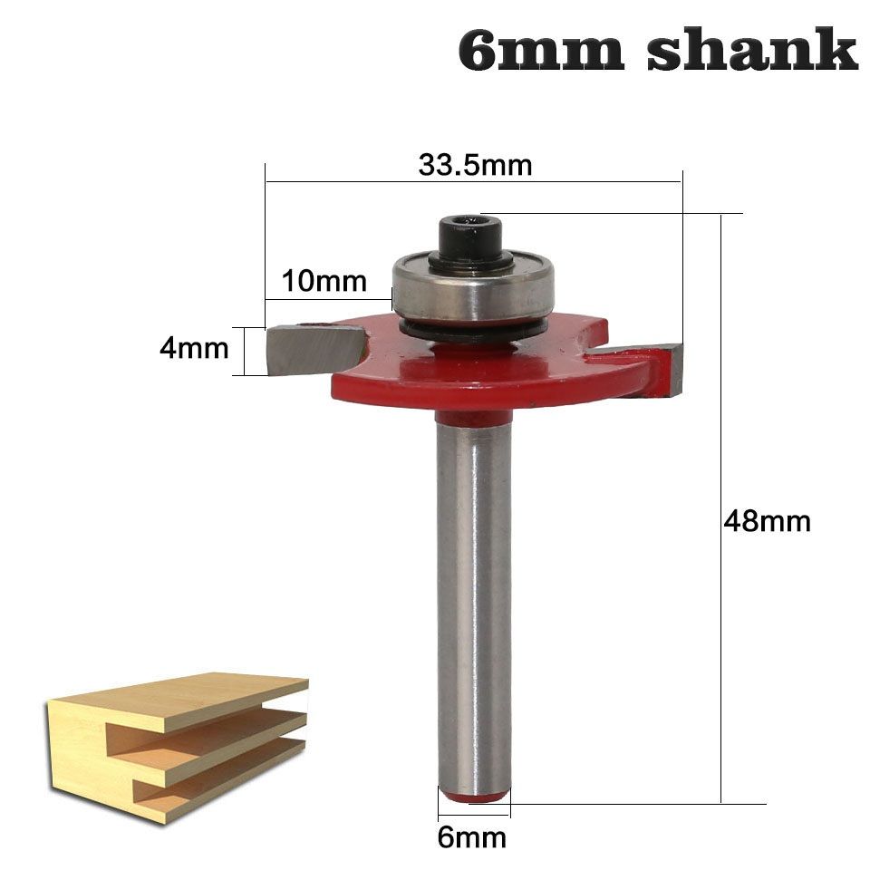 6mm Shank High Quality T Type Biscuit 