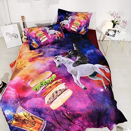 galaxy unicorn bedding