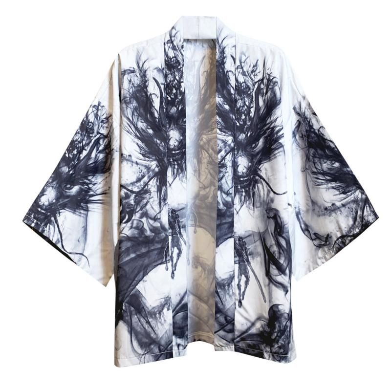 Fashion Print Top Blouse Kimono Hot Spring Clothing Lovers Individuality