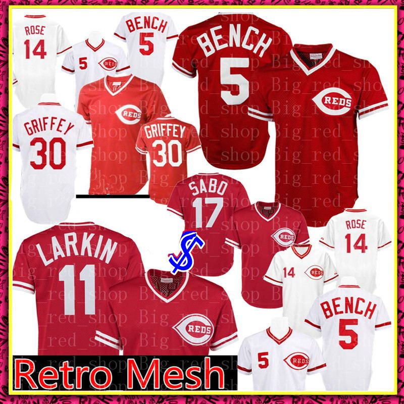 mitchell and ness cincinnati reds jersey