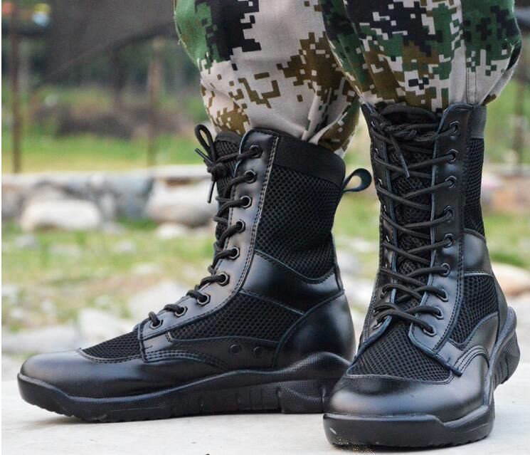 Acquistare Moda Uomo Stivali Militari Impermeabile E Traspirante In Pelle  Stivali Tattici Uomo Economico | Consegna Veloce E Qualità | It.Dhgate
