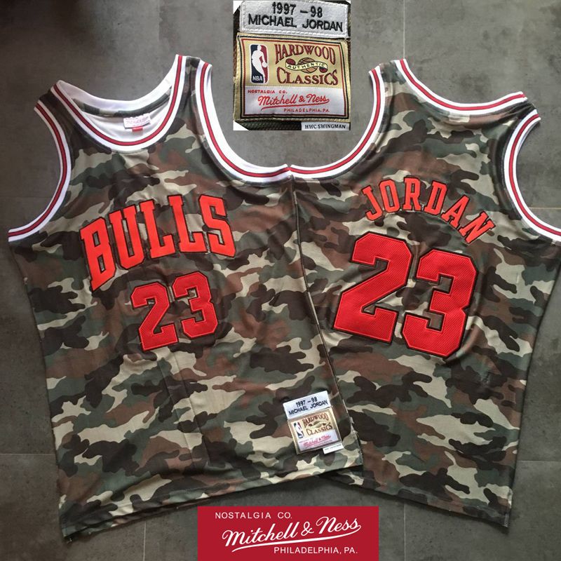 mitchell and ness camo jersey