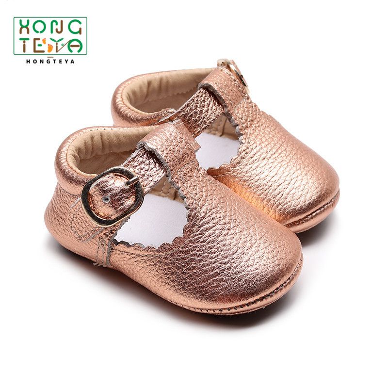 Baby Mary Jane Shoes for Girl Princess Infant Toddler Ballet Dress First Walkers Crib Shoes