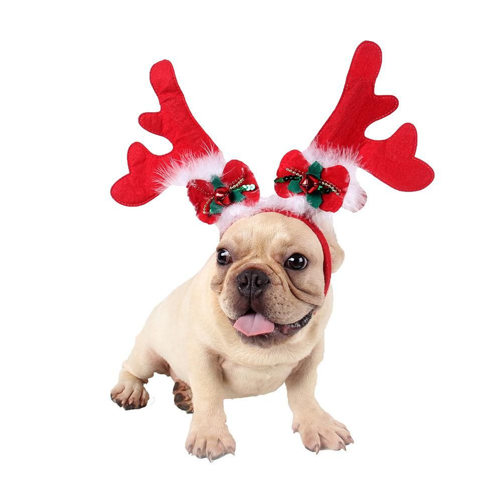 satin al sevimli antlers kedi kopek noel sus kopegi aksesuarlari pet urunleri ucretsiz kargo icin pet sapkalar kopek sapka kafa pet kafa asinma sekle tl36 75 tr dhgate com