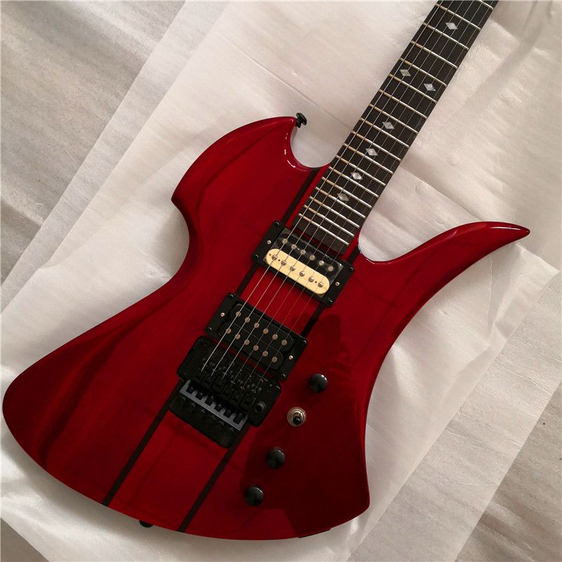 Custom Style Professional Guitar Playing, Strange Shape Electric Guitar