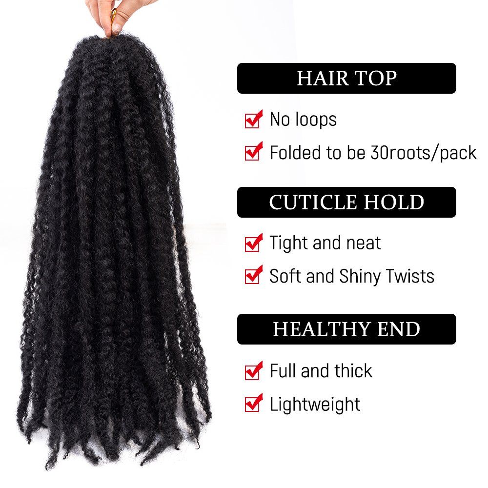 2020 3 Packs Marley Braids Hair Afro Twist Braid Hair Afro Kinkys