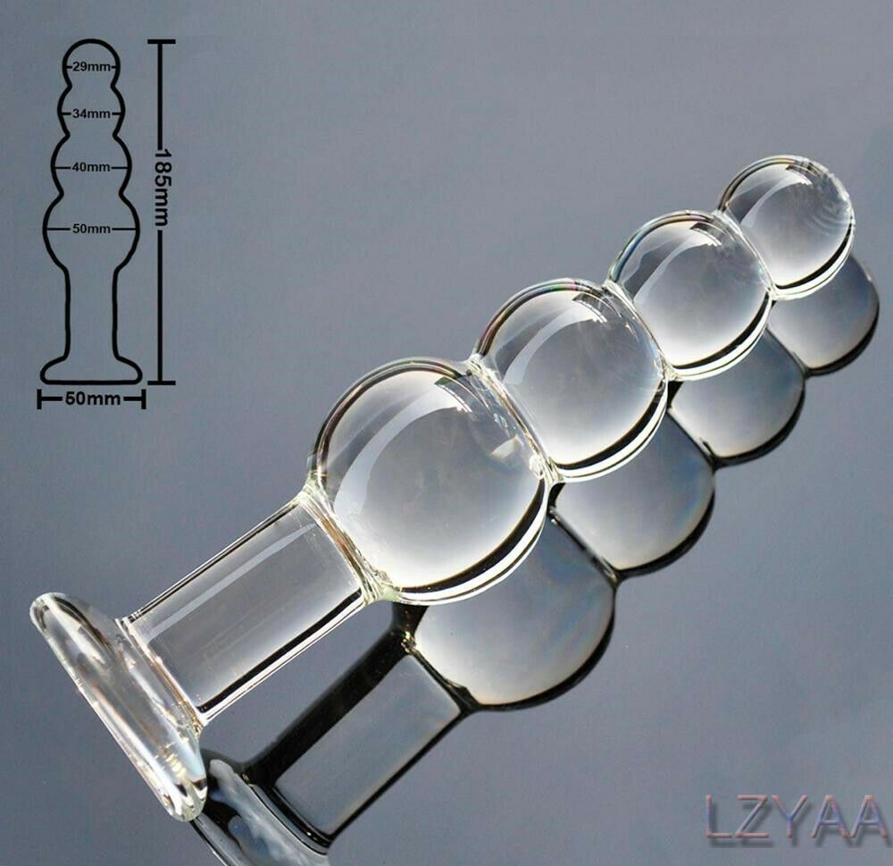 Enorme Vidro Dildo Anal Butt Plug Grande Transparente Cristal Anal Bead 4 Bolas Brinquedos Sexuais Para Mulher Homem Gay Brinquedos Eróticos De $94,91 DHgate