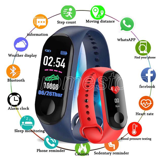 Suministro Al Por Mayor Más Barato M3 Smart Band Impermeable Rastreador De  Ejercicios Pulsera Control Remoto Monitoreo Del Sueño Reloj Inteligente PK  Mi Band Pulseras Desmontables De Chromestore, 3,56 € | Es.DHgate.Com