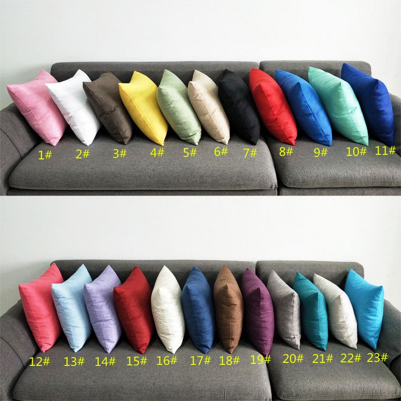 Solid Color Burlap Pillow Case Plain Covers Cushion Cover Shams Linen Square Throw Pillowcases Cushion Covers For Bench Couch St129 Cheap Pillowcases Throw Pillow Cases From Goodgoods2018 1 44 Dhgate Com