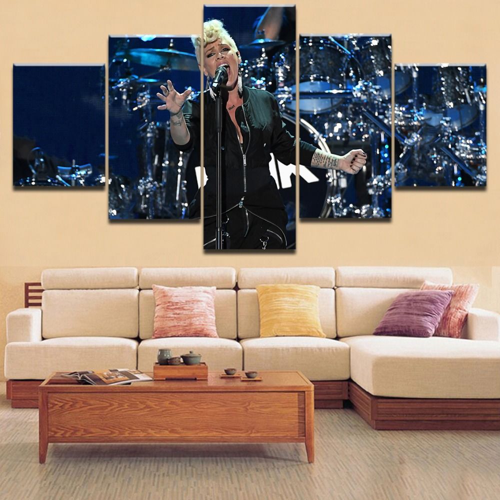 2020 Rock And Roll Singer P Nk Concert Type Canvas Prints Wall Art Oil Painting Home Decor Unframed Framed From Wumami 17 94 Dhgate Com