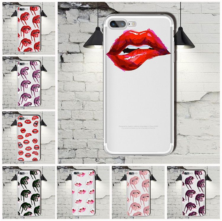 Iphone 6 plus cover - lips tranparant - Iphone 6 plus cover - lips tranparant -
