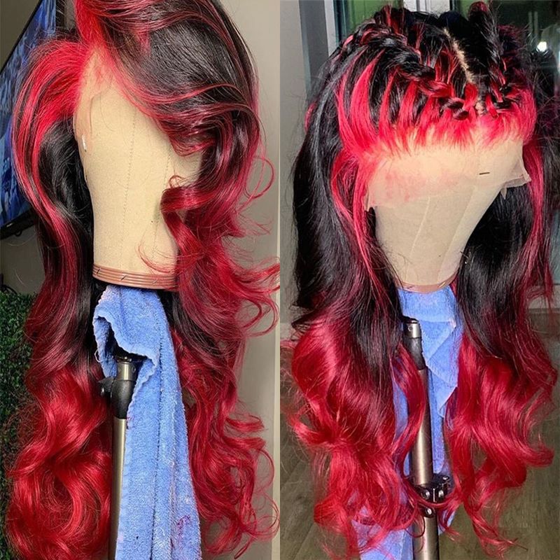 human hair red