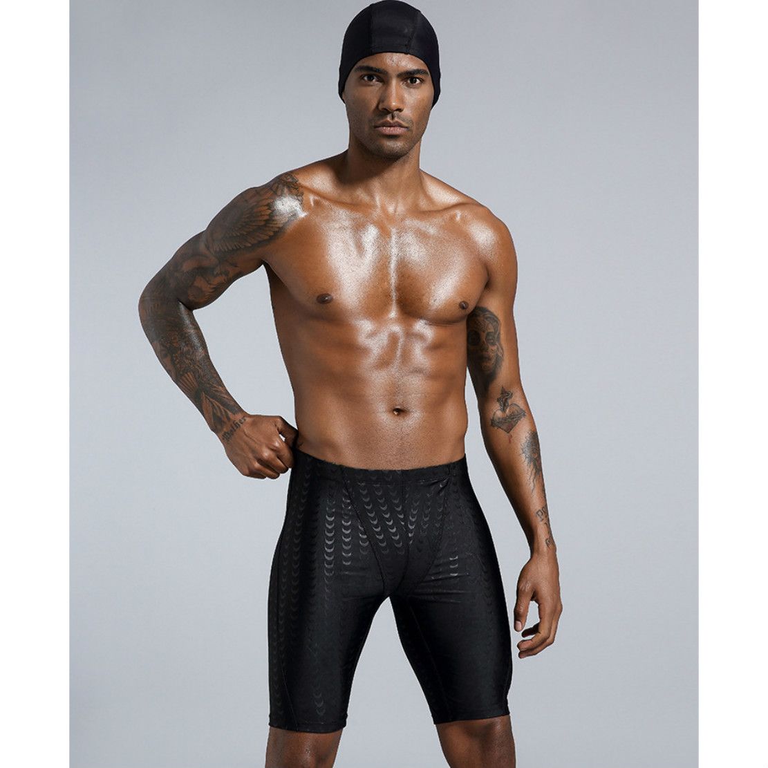 skinny swimming shorts
