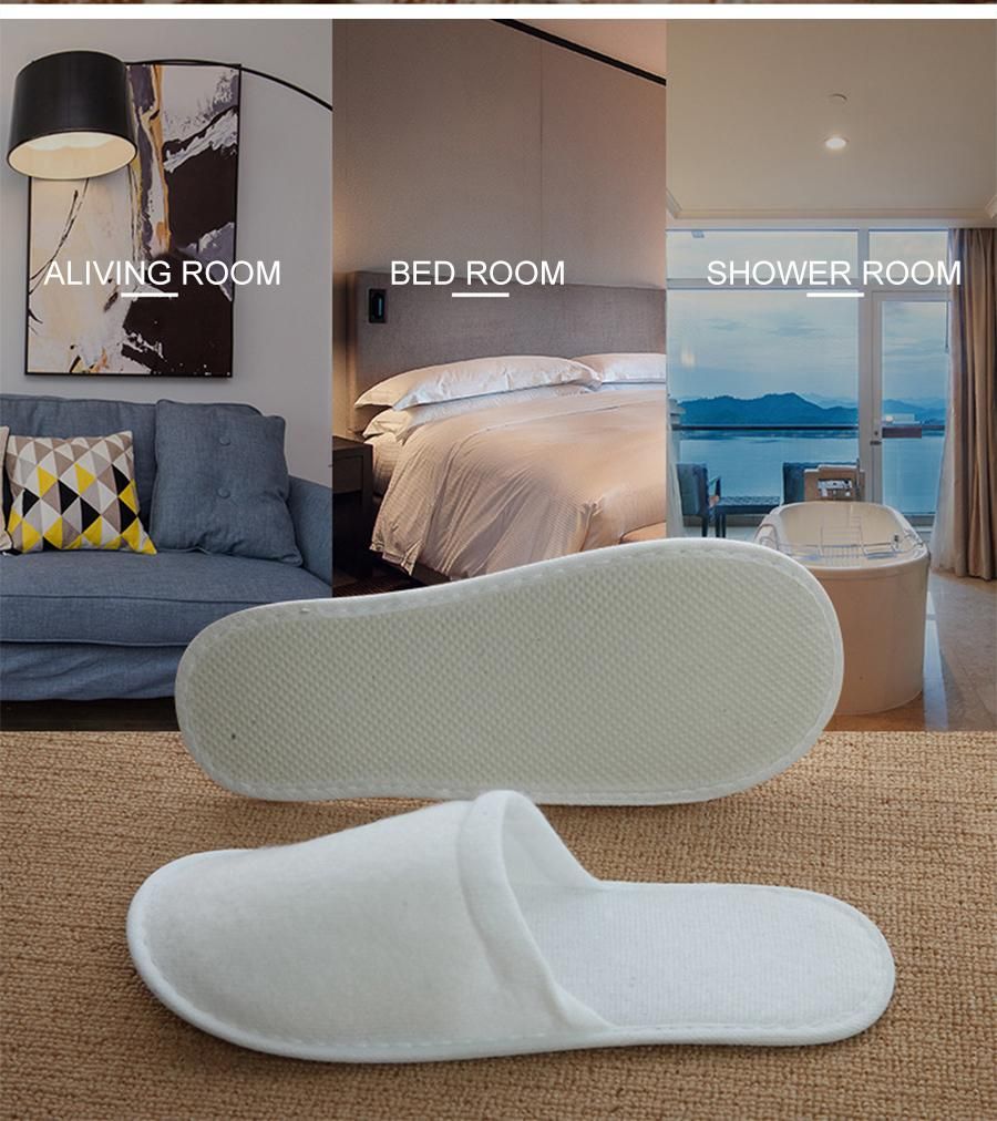 zapatillas del hotel, spa, zapatillas desechables, zapatos invitados a casa, cinturón transpirable multicolor, envases