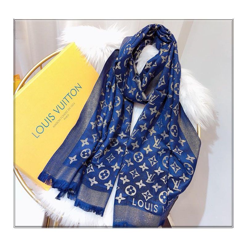 gold silk scarf