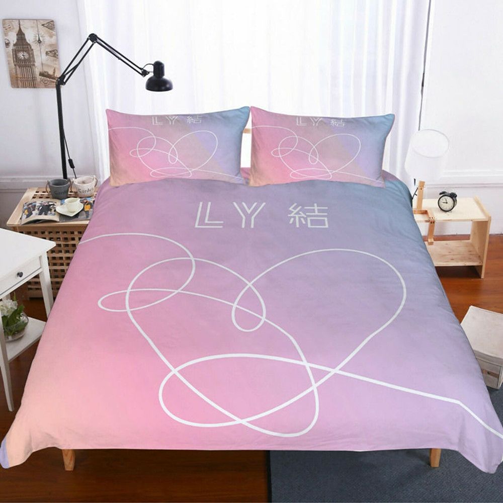 King Size Bedding Set For Girls Soft Sweet Simple Duvet Cover