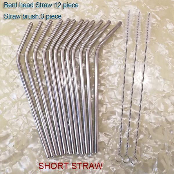 Beyaz Kısa Straw Bent eli