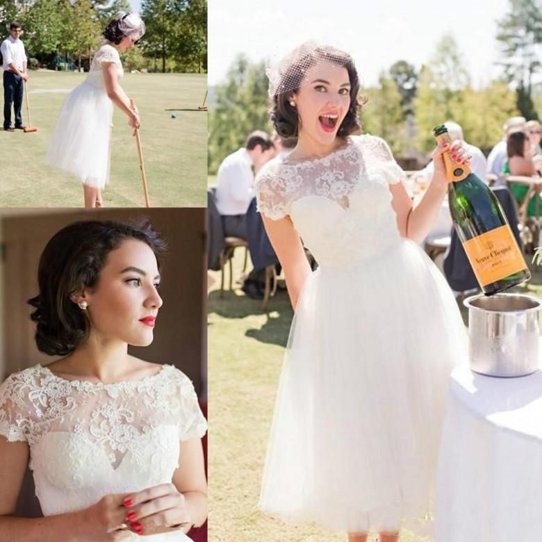 beautiful short wedding dresses
