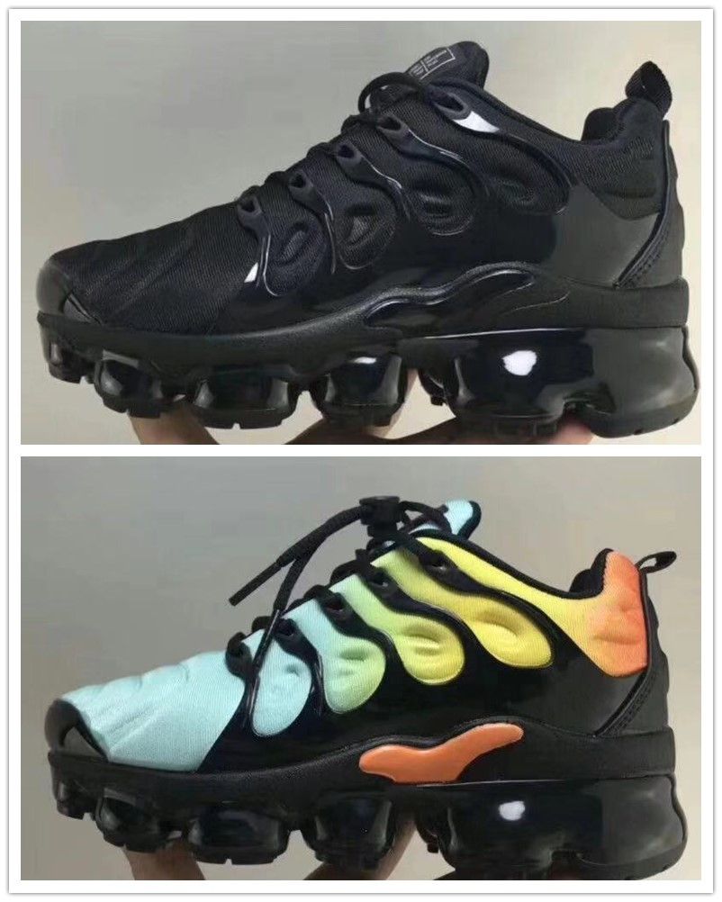 Compre Nike TN Plus Air Max Airmax Niños Bebé Más Tn Niño Niña Zapato Para  Niños De Alta Calidad Entre Padres E Hijos Zapatillas De Deporte De Mezcla  Al Aire Libre Negro