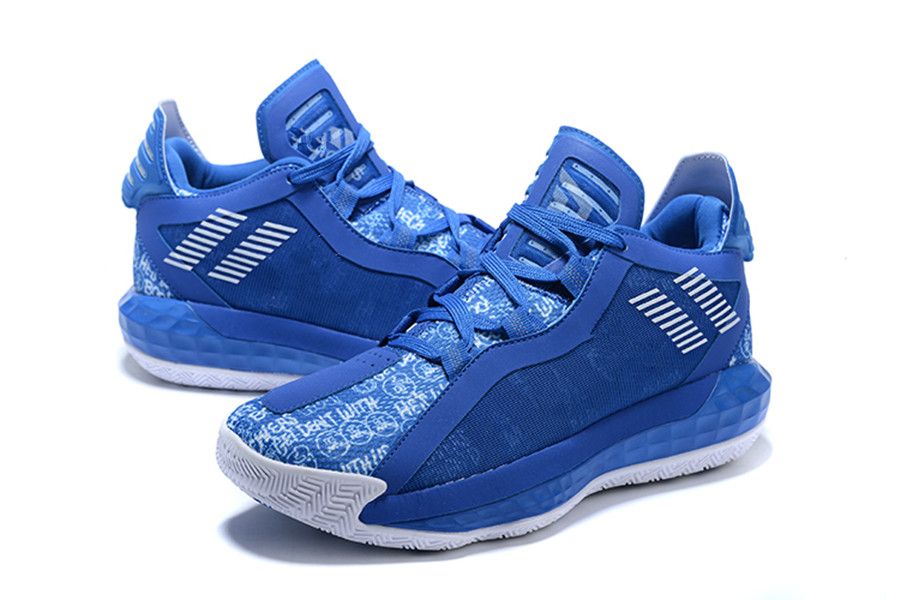 damian lillard blue shoes