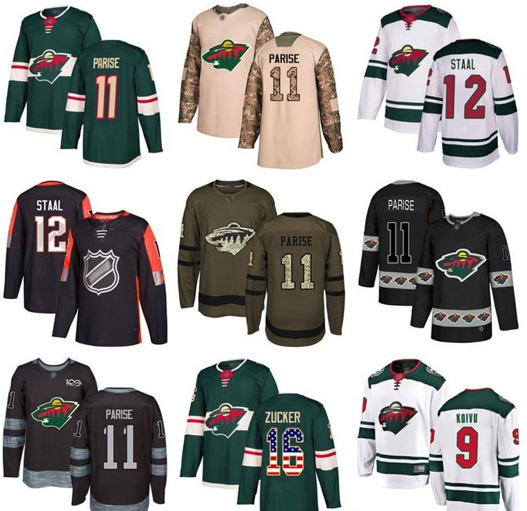 zach parise minnesota wild jersey