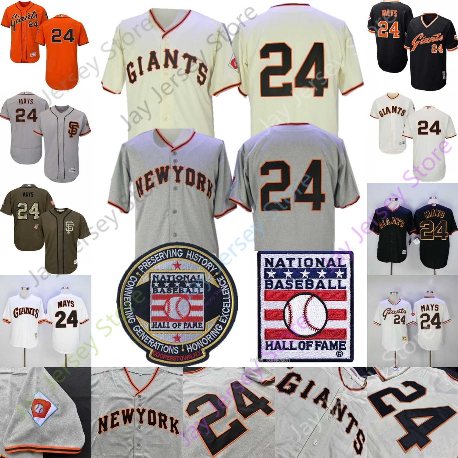willie mays jersey mens