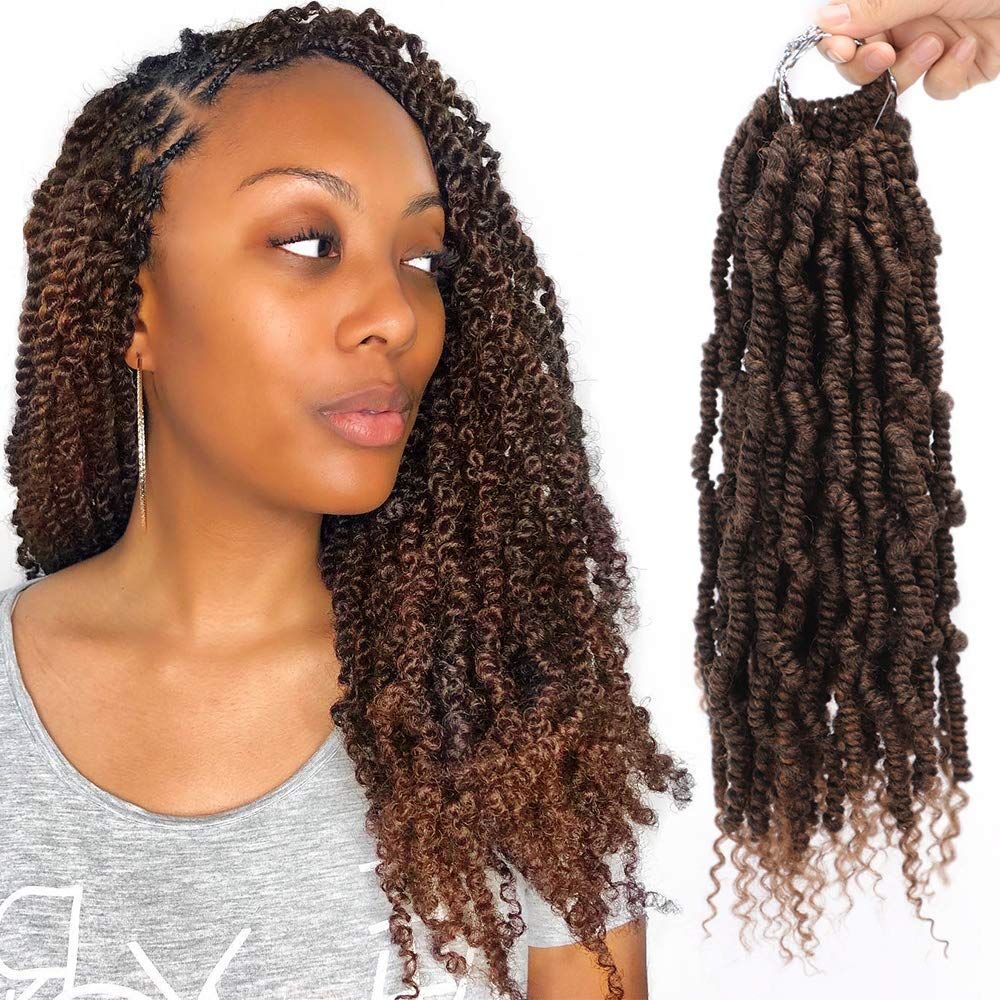 2020 Spring Twist Hair Crochet Curly Hair Bomb Twist Braiding Hair