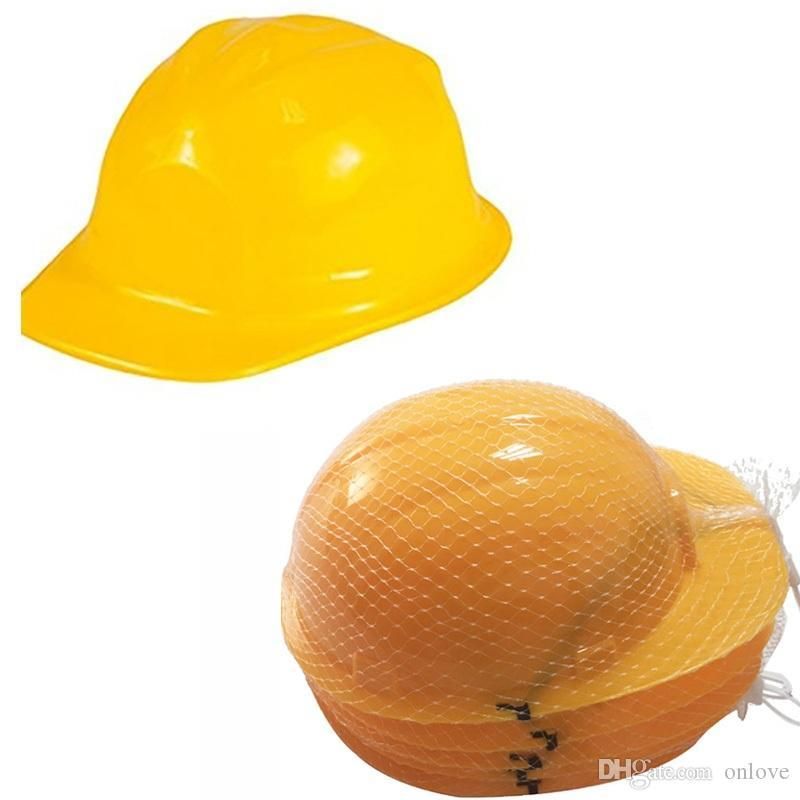 plastic construction hard hats