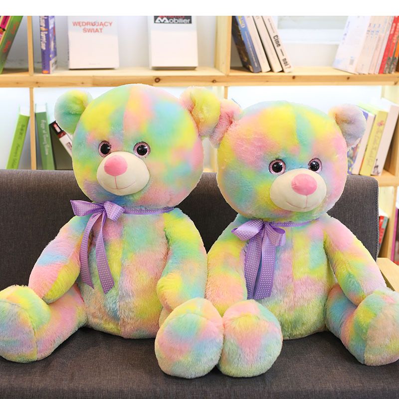 teddy bear rainbow