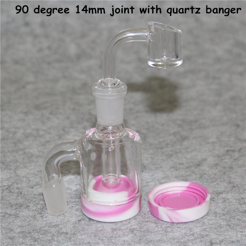 14-14mm 90 degree with quartz banger