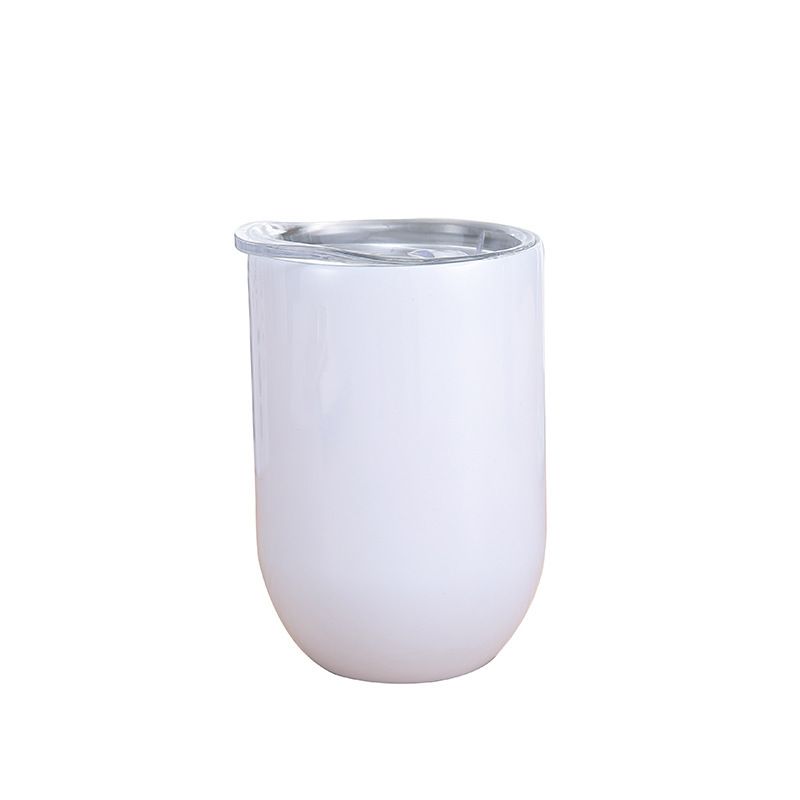 Tumblers Online Sale Blank Sublimation Wine Glasses 12oz White
