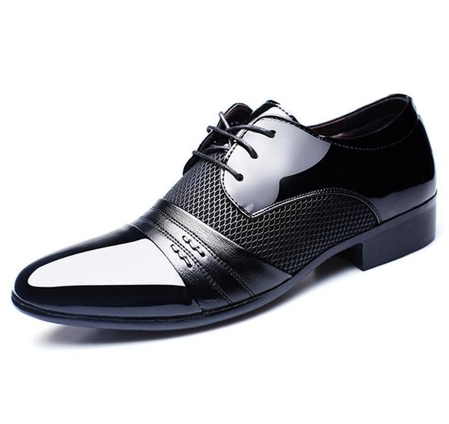 Zapato de vestir formal de negocios de moda para hombres de gran tamaño Zapato de vestir formal de negocios de moda para hombres de gran tamaño