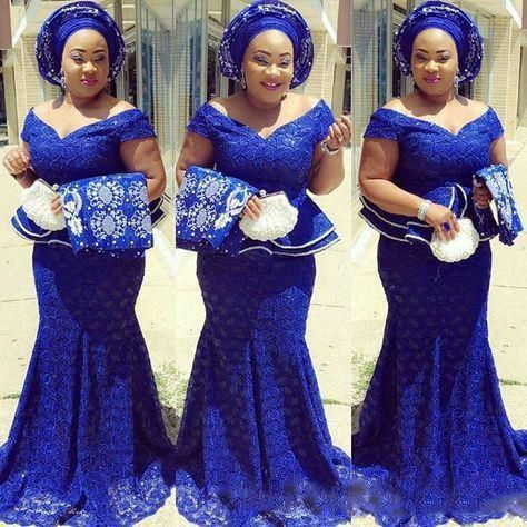 royal blue lace dress plus size