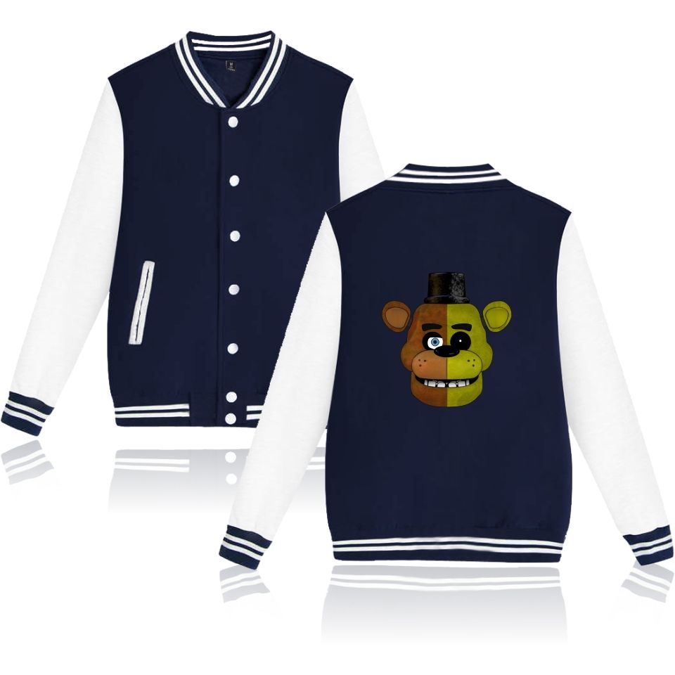Compre Fnaf Jaqueta Cinco Noites No Freddys Jacket Outono Mangas Compridas Urso Dos Desenhos Animados FNAF Moletom Com Capuz Moletons Dos Homens De Swallowwa, $130,42 | Pt.Dhgate.Com