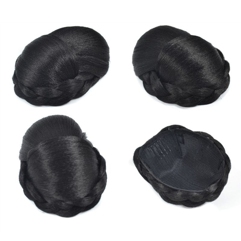 Synthetic Bun Hair Chignon Synthetic Donut Oval Hairpieces High Temperature Fiber Hair Bun Cover for Women Synthetic Bun Hair Chignon Synthetic Donut Oval Hairpieces High Temperature Fiber Hair Bun Cover for Women