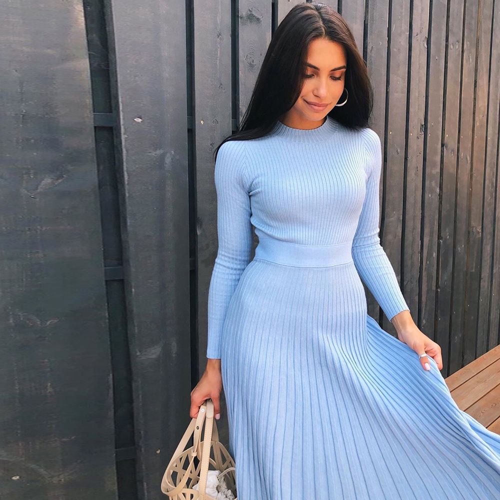 casual knit dresses women's dresses