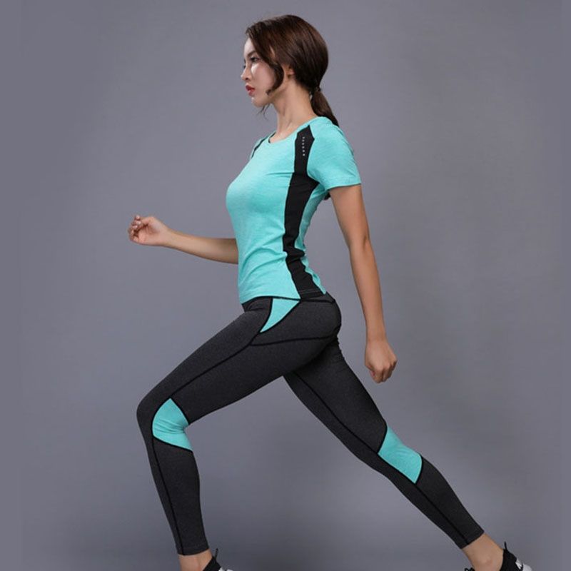 Acquistare Tuta Fitness Donna Set Yoga Plus Size Abbigliamento Sportivo  Tennis Camicia + Pantaloni In Esecuzione Tuta Da Jogging Le Donne  Allenamento Tuta Sportiva # 645566 Economico | Consegna Veloce E Qualità |  It.Dhgate