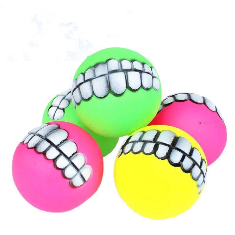 solid rubber dog ball