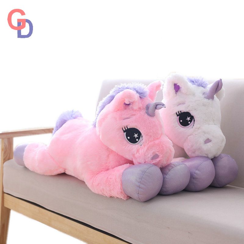 big purple unicorn stuffed animal