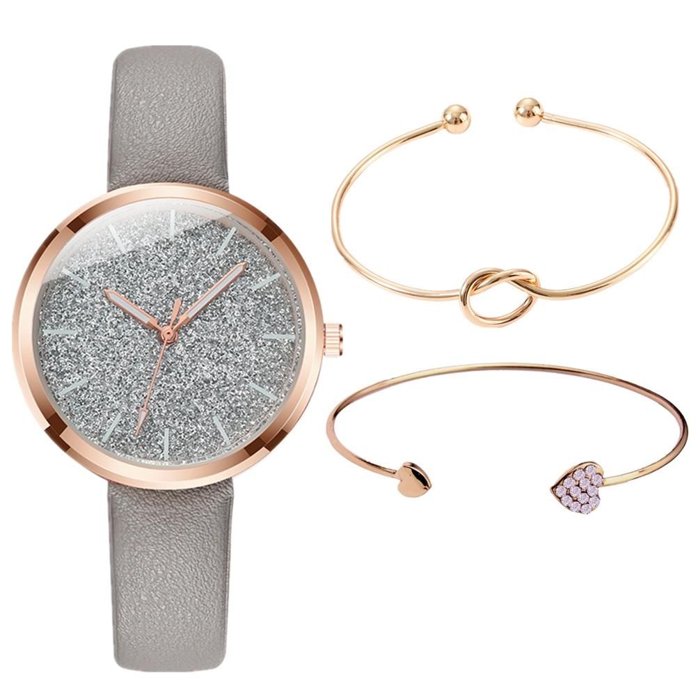 Watch Bracelet Set Women Fashion Glitter Ladies Watch Women Watches Leather Womens Watches Clocks Gift Zegarek Damski Online Shopping For Watches Watch Shopping From Chen0513 149 65 Dhgate Com