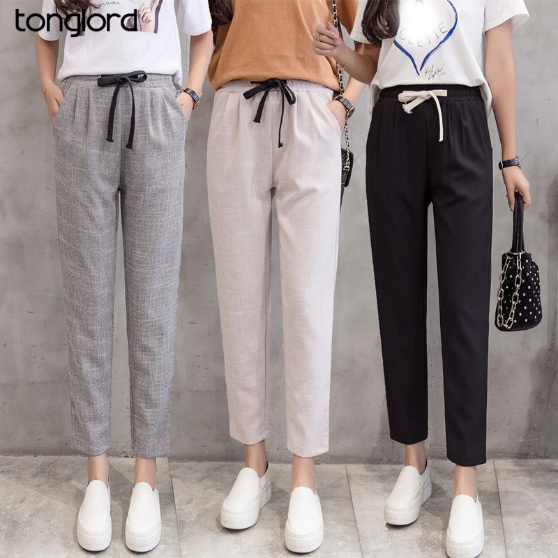 summer linen trousers