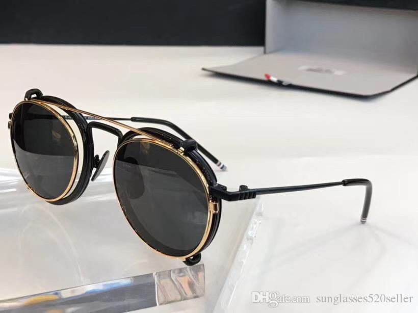 Famous Brand THOM BROWNE TB Round Glasses Frame Eyewear Optiacl