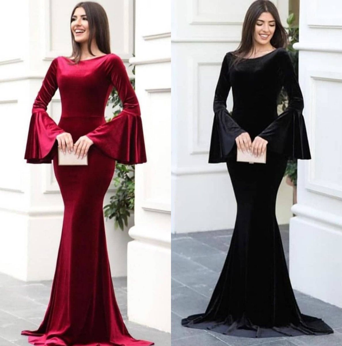 velvet dinner dresses